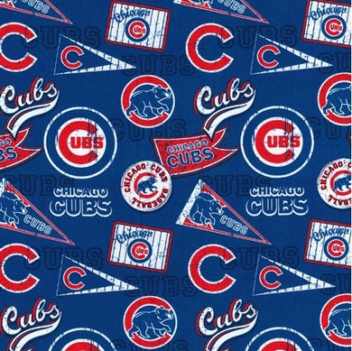 MLB - Chicago Cubs Cotton Fabric - 60
