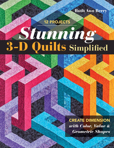 Stunning 3-D Quilts Simplified Book # 11395