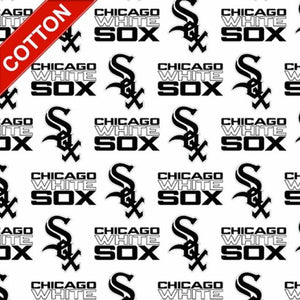 Chicago White Sox MLB Cotton Fabric - 58-60" Wide - Style# 6636