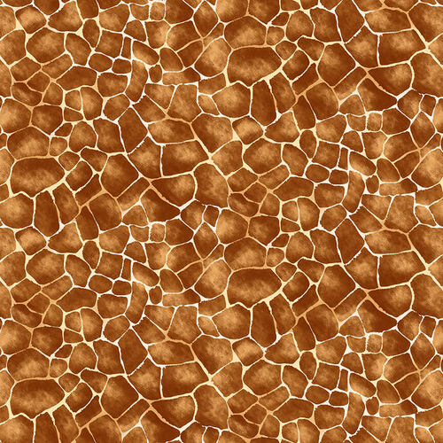 Blank - Skin Deep  Giraffe Skin - Medium Brown 1648-35