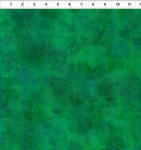 Dit Dot Evolution Fabric - Marble Fabric - In the Beginning Fabric - 1DDE-26 Jungle Green 