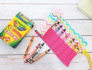 Fabric Crayon Roll Up Demo/Pattern