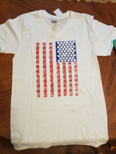 Load image into Gallery viewer, Quilter&#39;s Flag V-neck Short Sleeve T