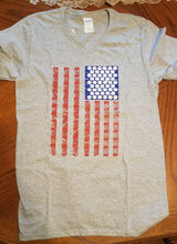 Load image into Gallery viewer, Quilter&#39;s Flag V-neck Short Sleeve T