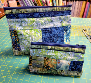 Quilt As You Go Cosmetic Bags Kit