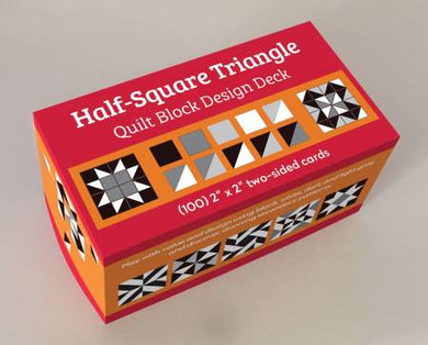 Half-Square Triangle Quilt Block Design Deck # 20502