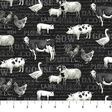 Load image into Gallery viewer, Homegrown Happiness Collection Animals Cotton Fabric 24369-99