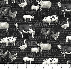 Homegrown Happiness Collection Animals Cotton Fabric 24369-99