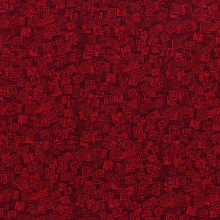 RJR 3215-005 Hopscotch - Overlapping Squares - Scarlet Fabric