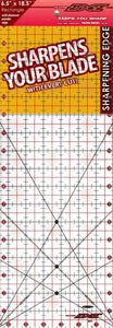 The Cutting Edge Clear Sharpening Edge Ruler 6-1/2in x 18-1/2in