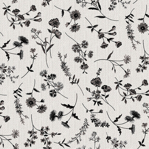 Buttermilk Farmstead - Wildflowers, Ecru - by Grace Popp for Studio E Fabrics  E-5321-39   5321-39 Ecru