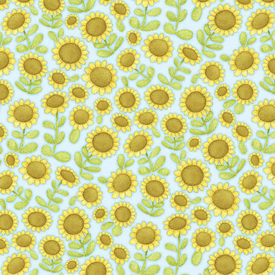 Farm Babies Fabric, Sunflowers 555-11