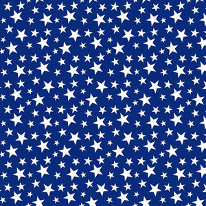 My Happy Place Tossed Little Stars Blue #6041-71 