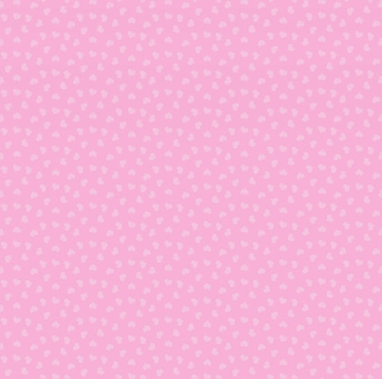 Little Ballerinas 644- Bright Pink Hearts Tone-on-Tone