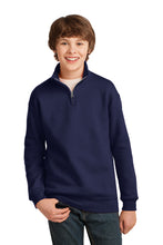 Load image into Gallery viewer, VB - JERZEES® Youth NuBlend® 1/4-Zip Cadet Collar Sweatshirt 995Y