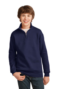 VB - JERZEES® Youth NuBlend® 1/4-Zip Cadet Collar Sweatshirt 995Y