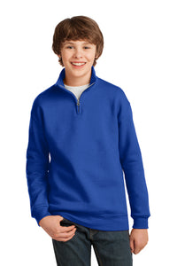 VB - JERZEES® Youth NuBlend® 1/4-Zip Cadet Collar Sweatshirt 995Y