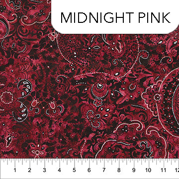 BANYAN BATIKS Ketan Batik Basics Midnight Pink   81221-26