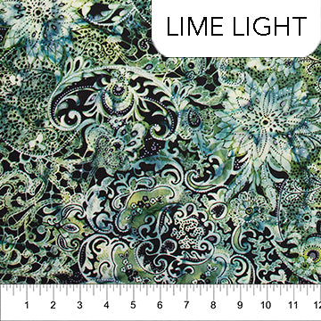 BANYAN BATIKS Ketan Batik Basics Lime Light   81221-71