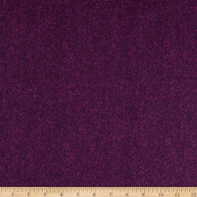 Load image into Gallery viewer, Benartex Winter Wool - Winter Wool Tweed Eggplant Fabric