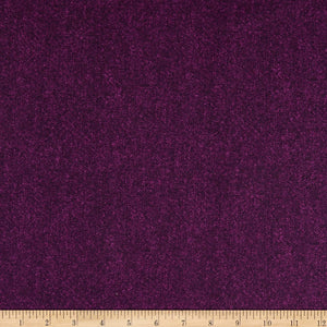 Benartex Winter Wool - Winter Wool Tweed Eggplant Fabric