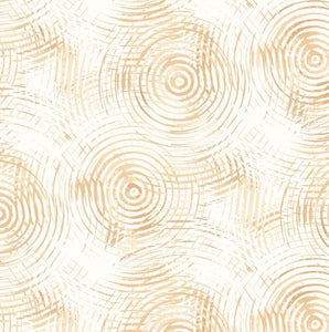 108" Circle Play Quilt Backing - Cream/Beige - 8700-4