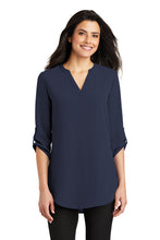 Load image into Gallery viewer, DL - Port Authority ® Ladies 3/4-Sleeve Tunic Blouse