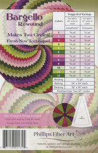 Pattern Bargello Rewound 12 Page Booklet with Insert and Mini Wedge # BRW