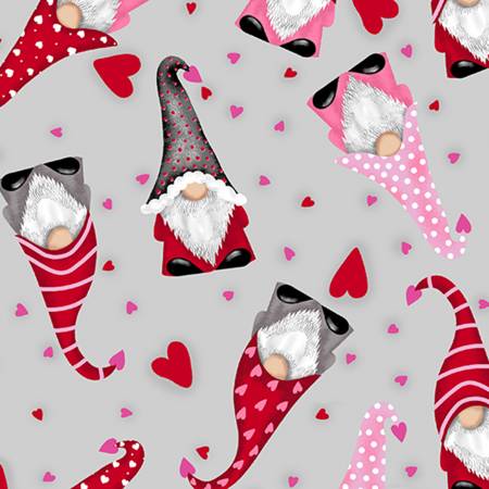 Scarlet Valentine Gnomes Digital Cuddle # DCVALGNOMESSCAR