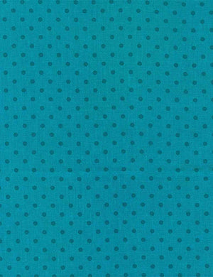 Turquoise Polka Dot Basic Pin by Timeless Treasures  C1820