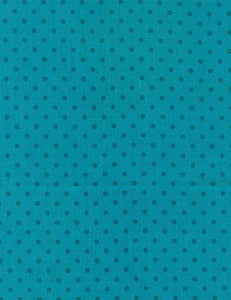 Turquoise Polka Dot Basic Pin by Timeless Treasures  C1820
