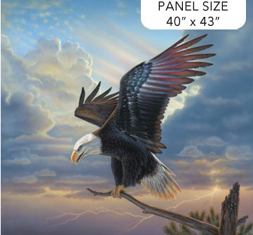 WINGED GLORY DP25139-42 Winged Glory Eagle Panel
