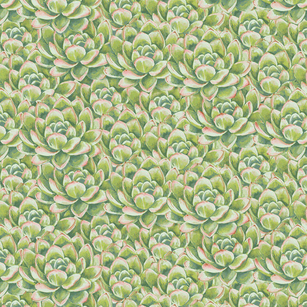 Dream Catcher Green Packed Desert Rose Fabric  9743-66