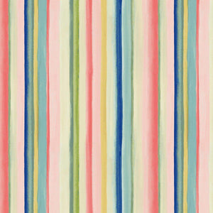 Dream Catcher Multi Watercolor Stripe Fabric   9748-48
