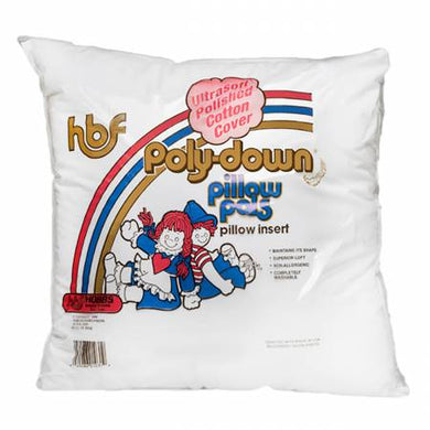 Polished Cotton Pillow Inserts 16in x 16in  # EA-HMPP16