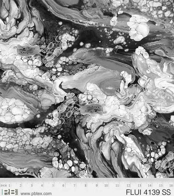 P&B Textiles - Fluidity - Digitally Printed - Marble - Gray   04139SS