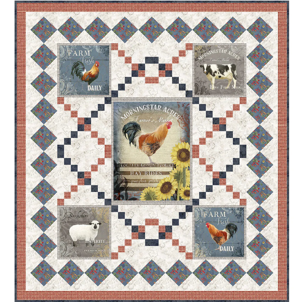 Farm Fresh Quilt Kit by Cyndi Hershey