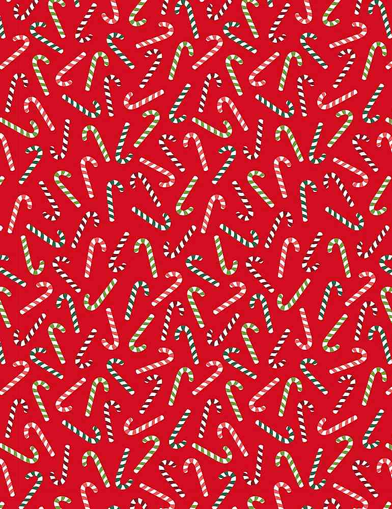 Feeling Festive Red Tossed Mini Candy Canes  CD1411-RED