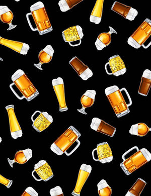 TOSSED BEER GLASSES GM-C8954  BLACK