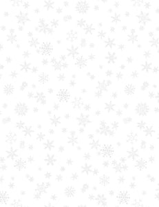 White on White Snowflakes  C9635