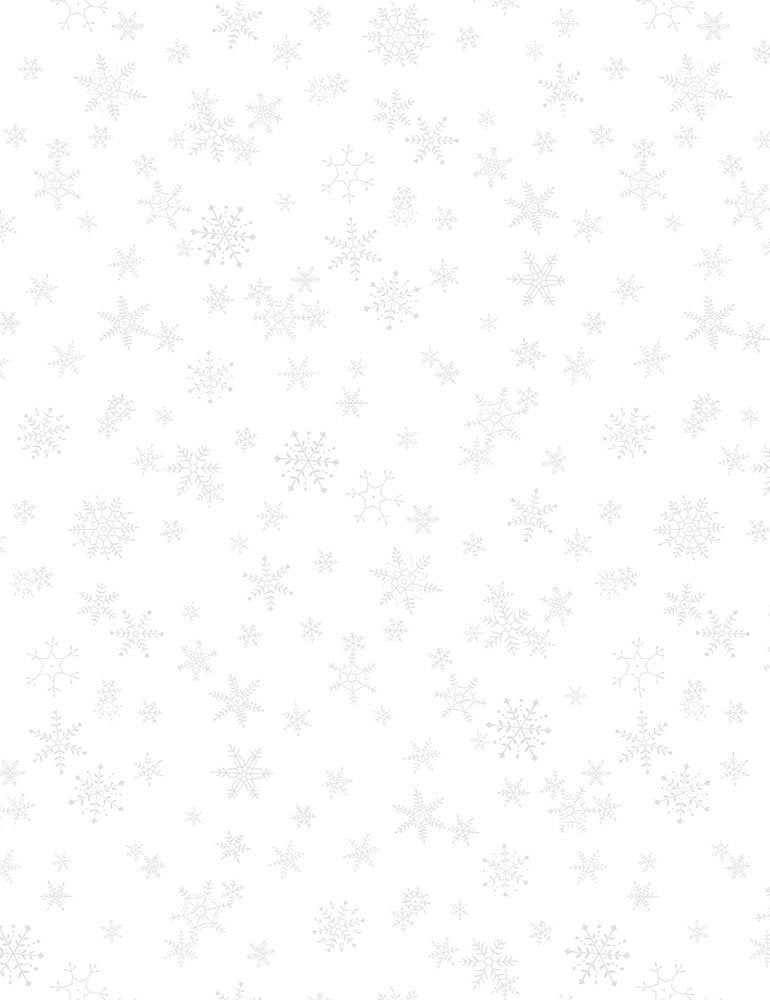 White on White Snowflakes  C9635