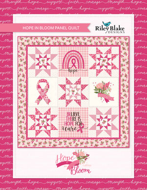 Pattern  Hope in Bloom Panel Quilt