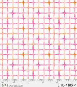 P & B Textiles - Little Darlings - Pink Checkered LITD 4160 P