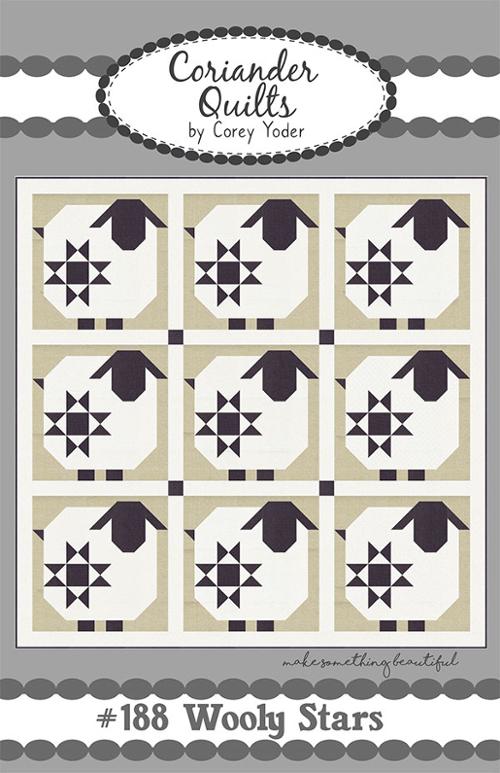 Pattern  Wooly Stars G CQ 188 Coriander Quilts#1 Pattern