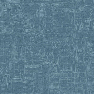 Marcus Fabrics "Thread the Needle" by Laura Berringer Stitchery Blue 0834-0150