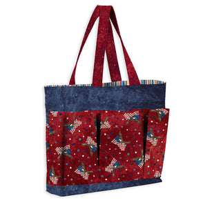 Versatile Tote - Stars and Stripes Pattern