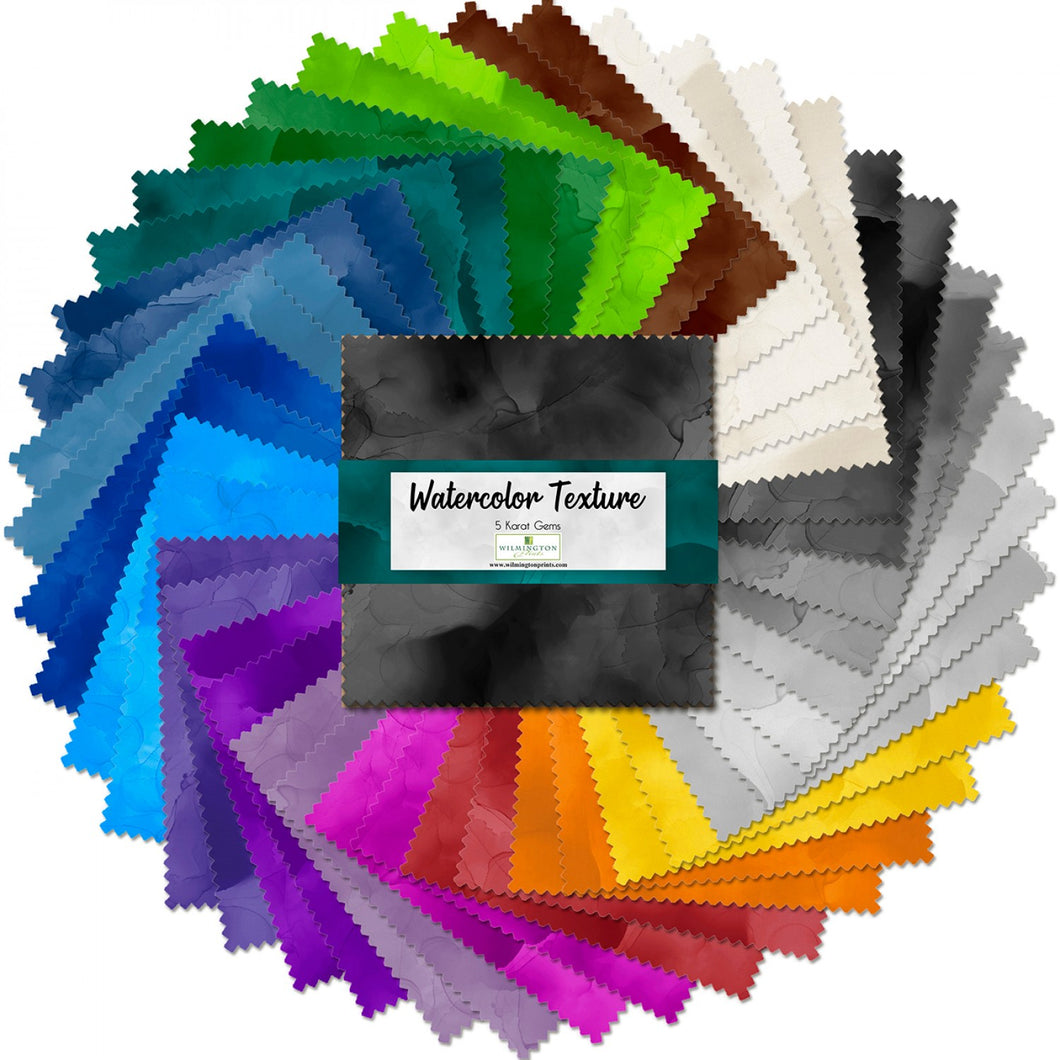 5in Squares Essential Watercolor Textures, 42pcs, 12 bundles/pack # Q507-79-507
