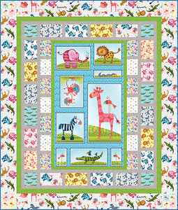 Kit - Silly Safari Quilt #1