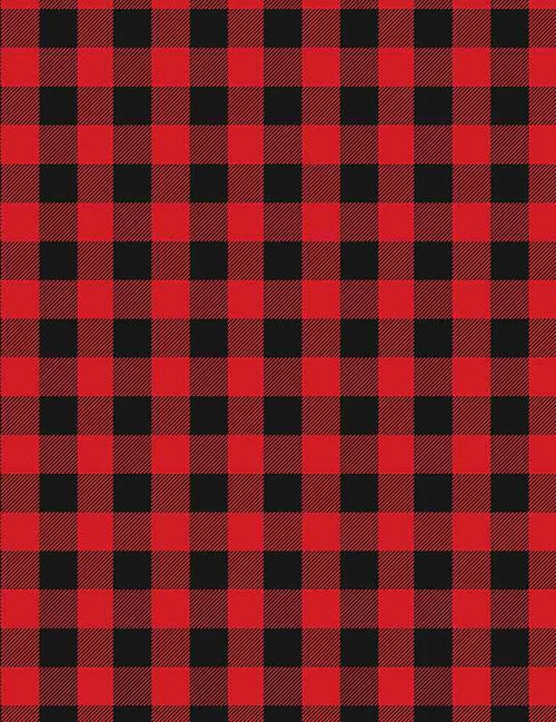 Buffalo Check Plaid, C7502-RED by Timeless Treasures