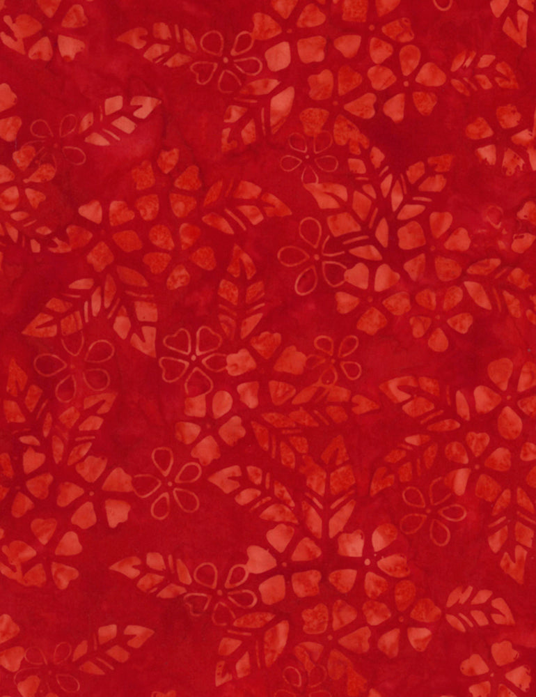 Blossom Batik - Tonga Scarlet